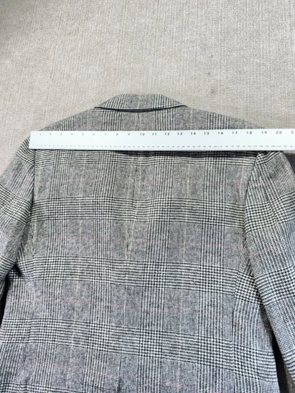 Vintage Brooks Brothers Men’s 42 Blazer Sport Coat Houndstooth Plaid Camel Hair